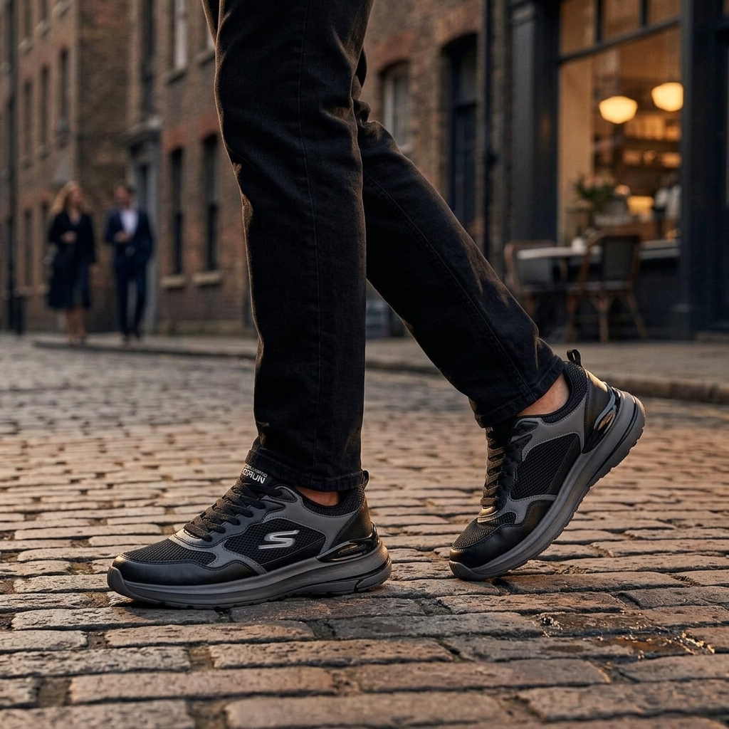 کفش کتانی روزمره مردانه مدل SKECHERS (بزرگ پا)