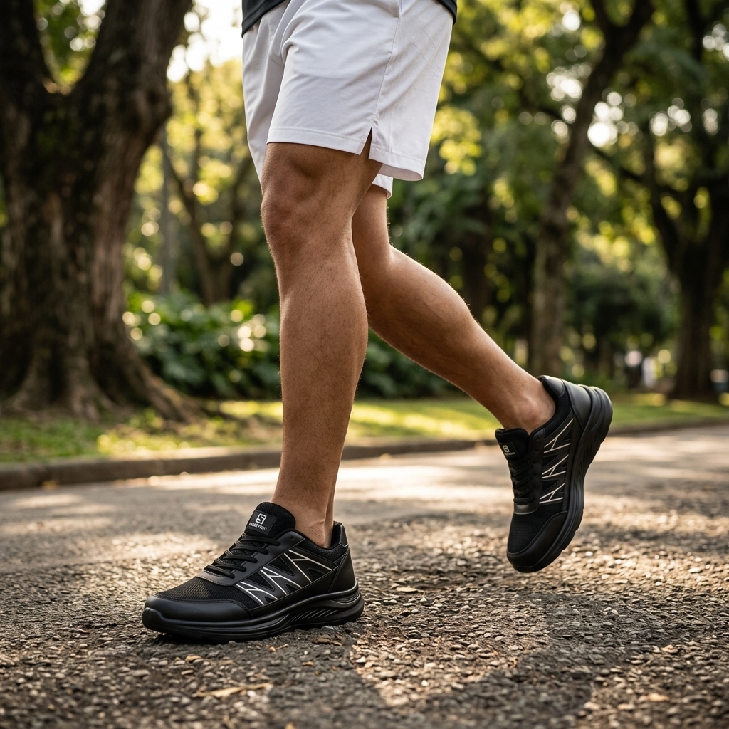 کفش کتانی روزمره مردانه مدل SKECHERS بزرگ پا salomon 2